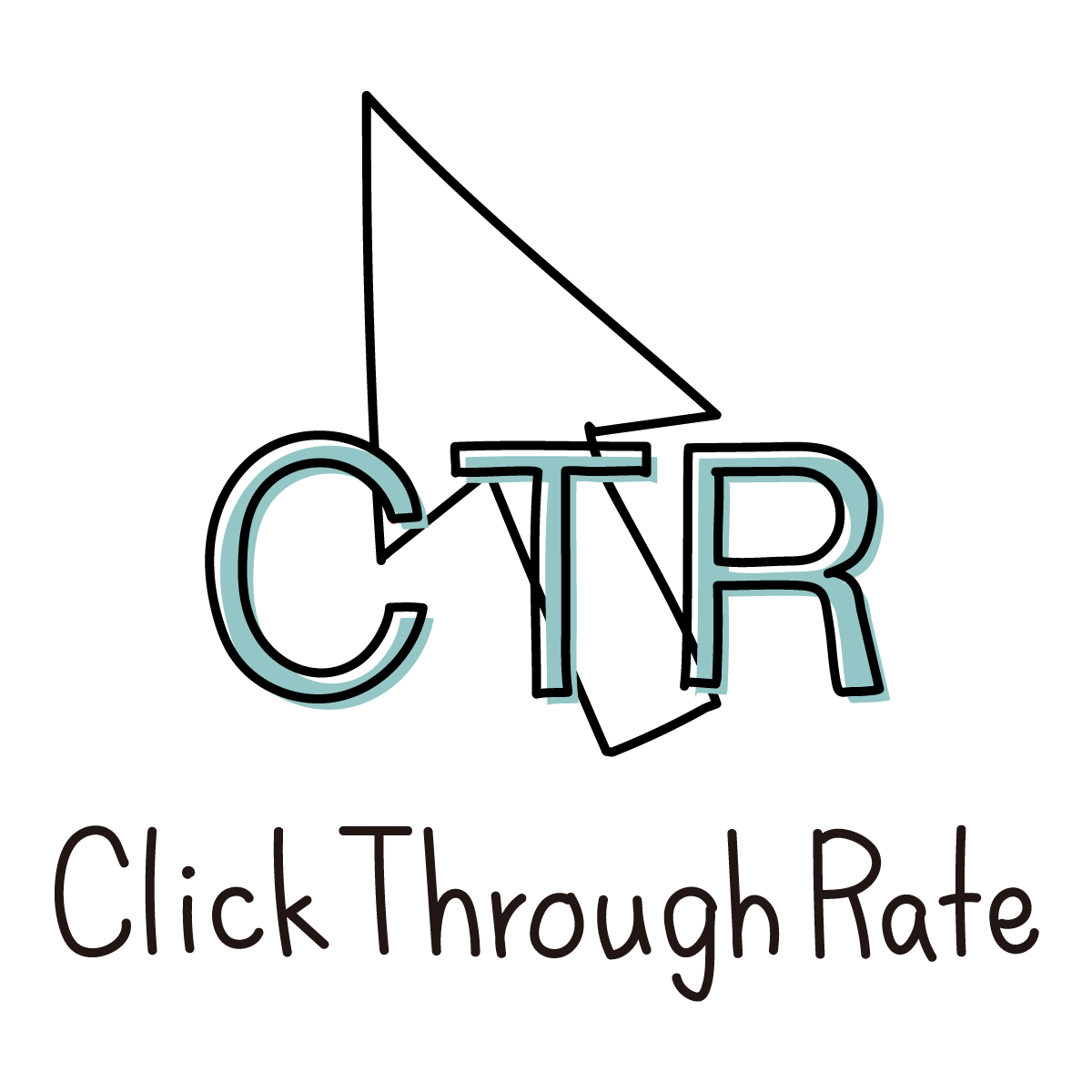CTR(クリック率)のイラスト