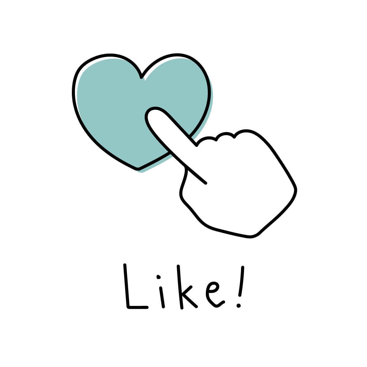 いいねのイラスト