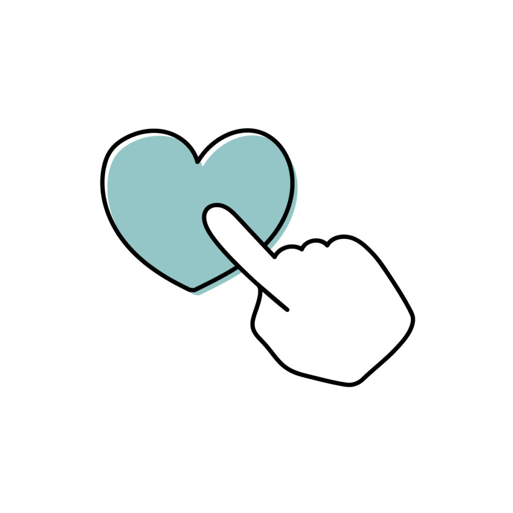 いいね！のイラスト