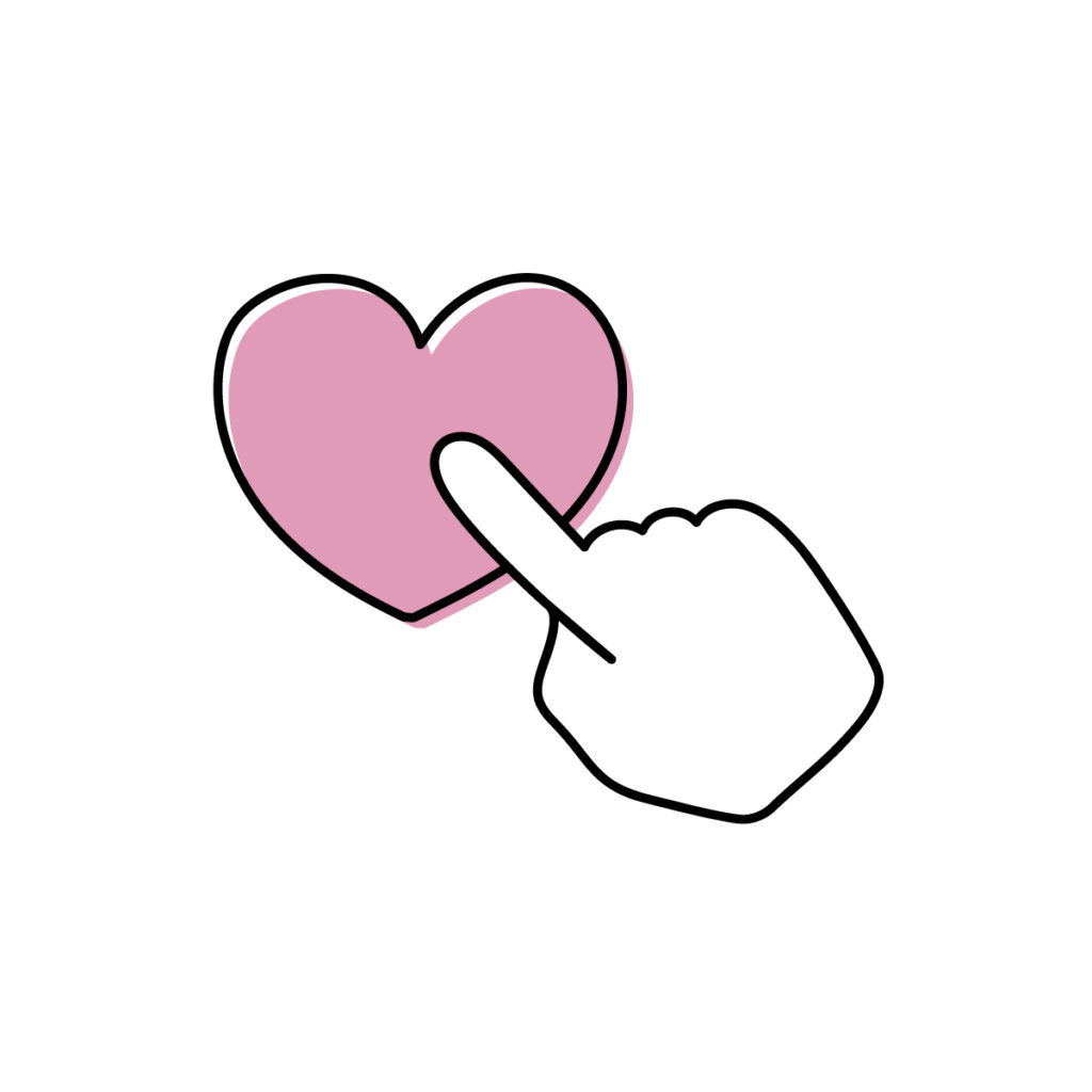 いいね！のイラスト