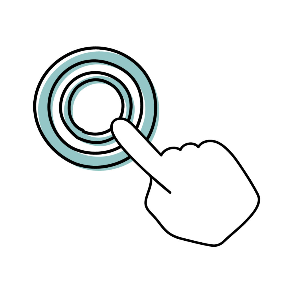 タップのイラスト