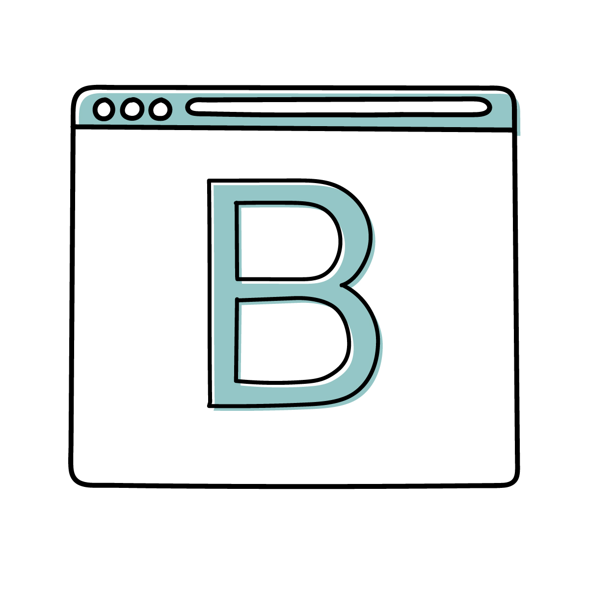 ABテストのBパターンのイラスト