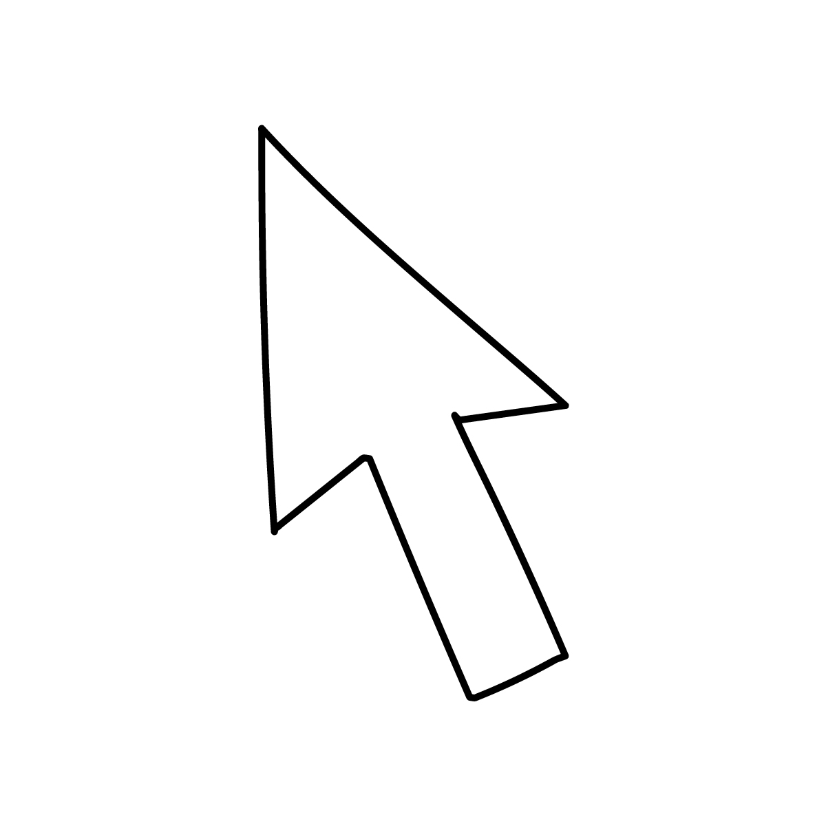 マウスポインターのイラスト