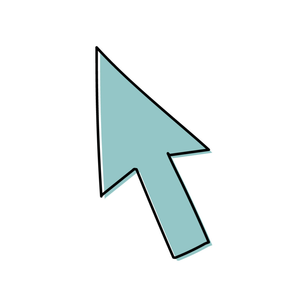 マウスポインターのイラスト