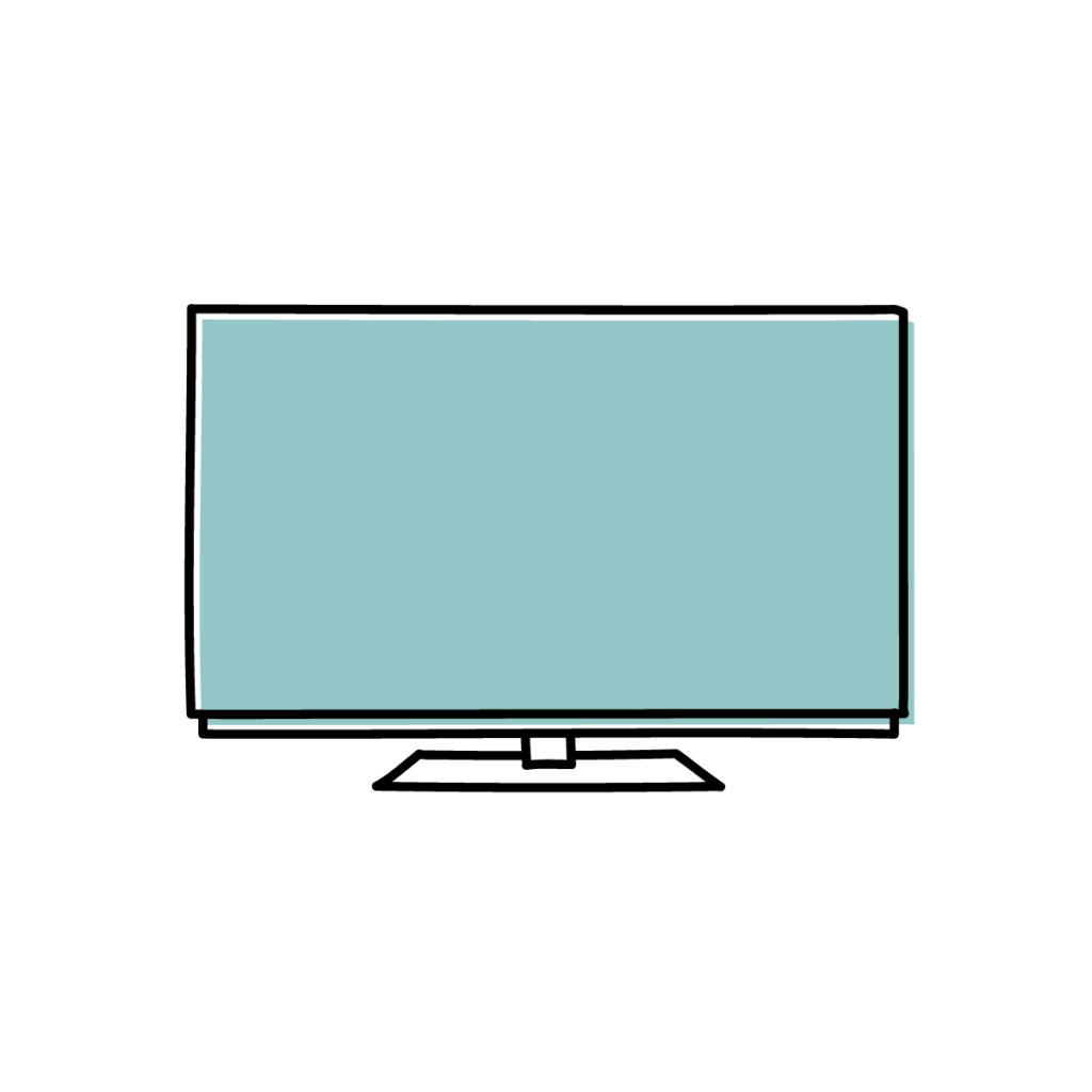 テレビのイラスト