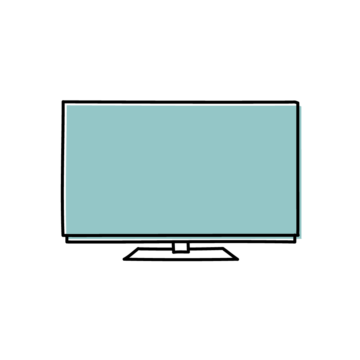 テレビのイラスト