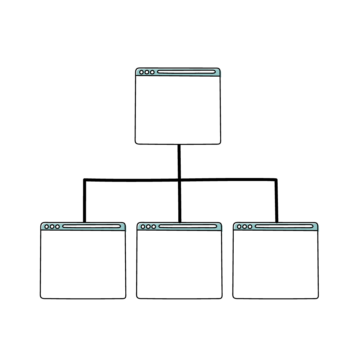 サイトマップのイラスト