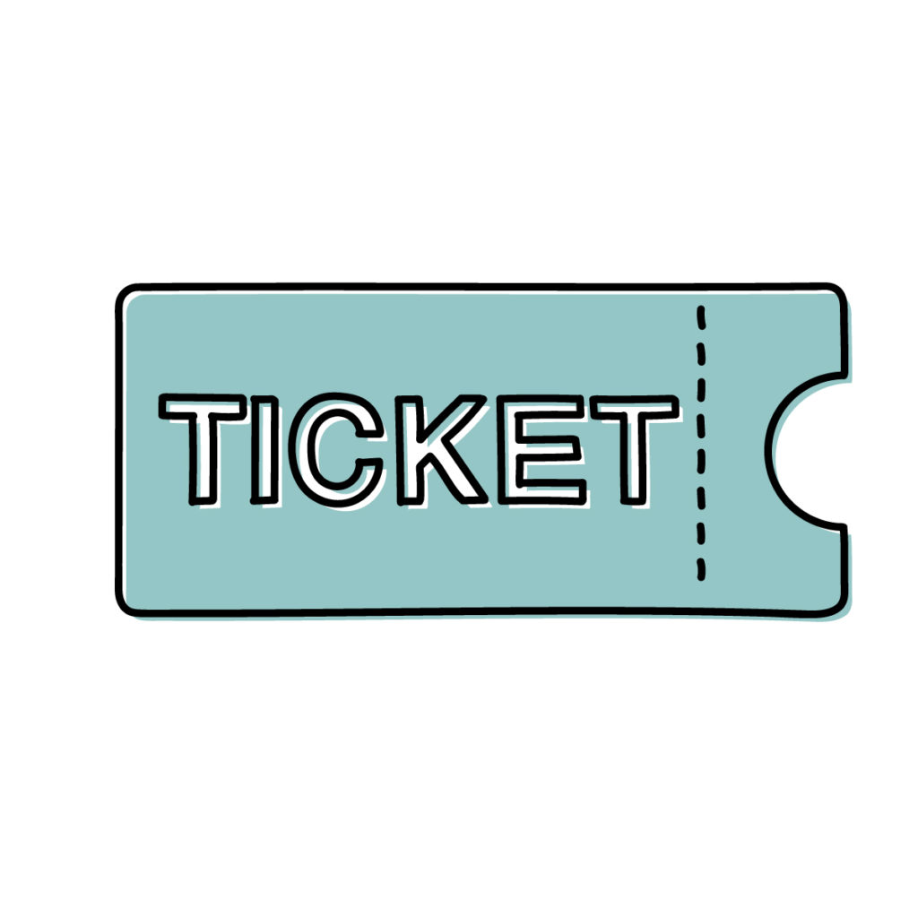 チケットのイラスト