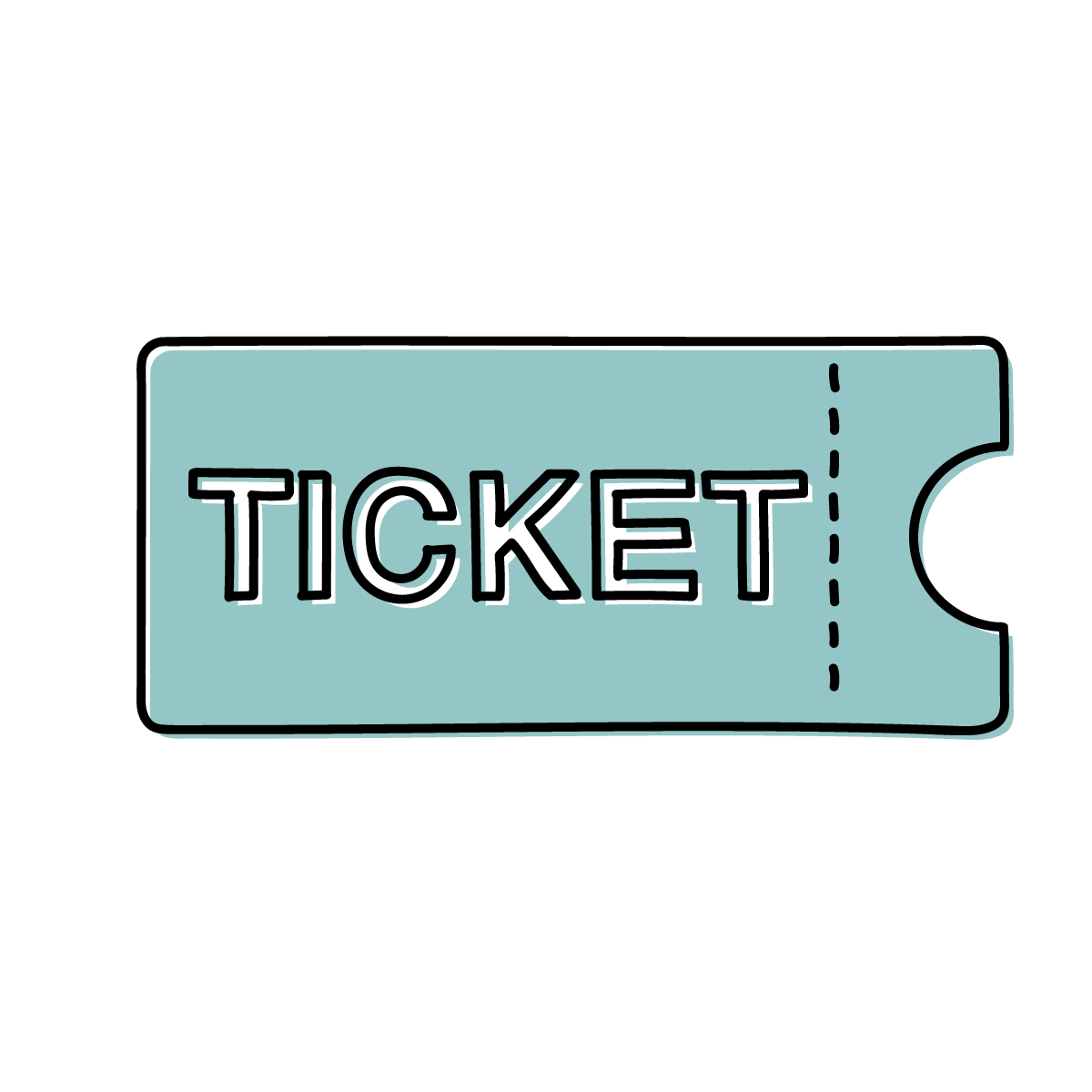チケットのイラスト