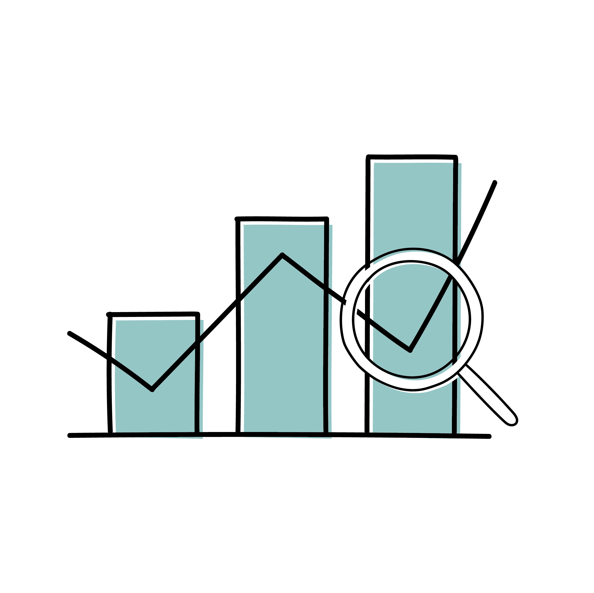 データ分析のイラスト | デジマイラスト | デジタルマーケティング・広告業界のイラスト【無料DL・商用利用可】