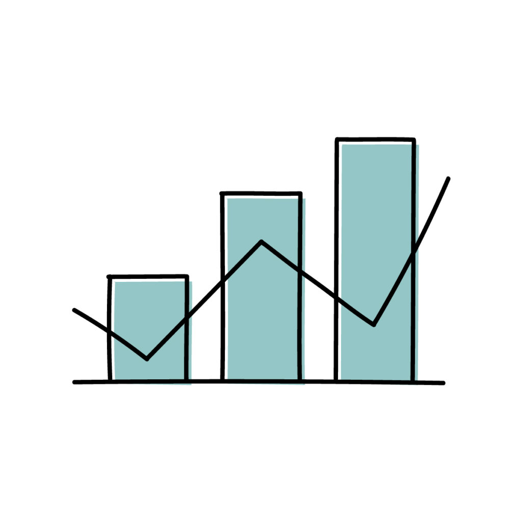 グラフのイラスト